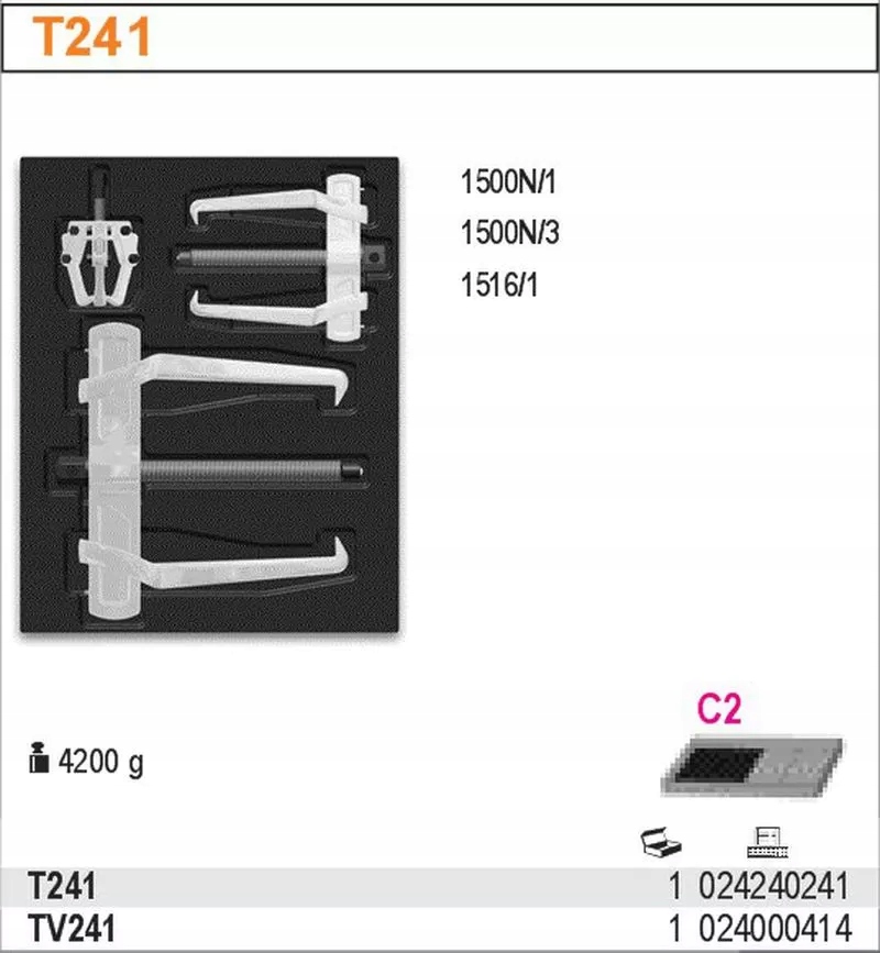 Wkład profilowany twardy z zestawem 3 ściągaczy Marka Beta