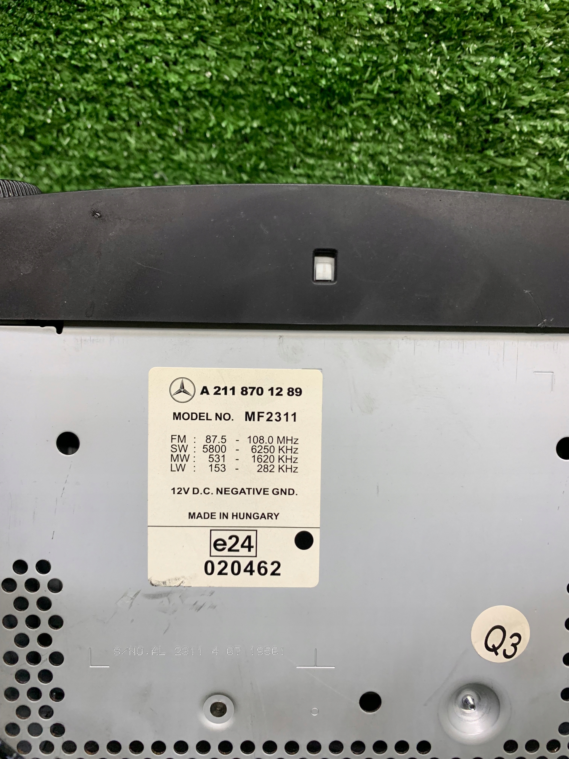 RADIO Navigation MERCEDES E KLASA W211 A2118701289