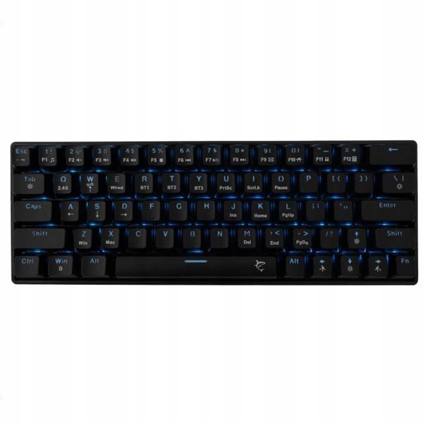 White Shark Mechanical gaming keyboard Kaiken, Us, red switch, black…