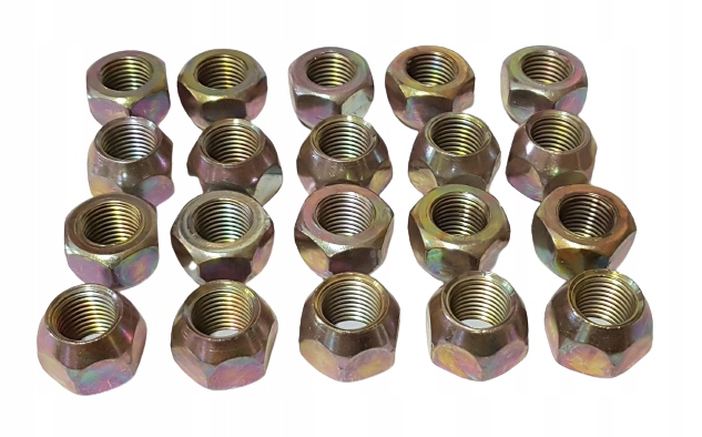 Гайки 14x1. 5 желтый оцинкованный обод сталь k 21 20 шт