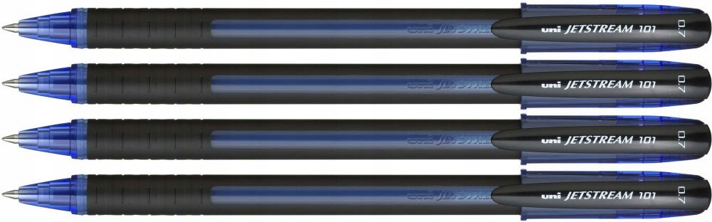 

Długopis Uni Jetstream SX-101 Niebieski Skuwka x4