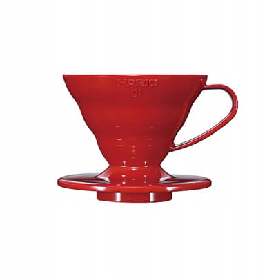 Hario Drip plastikowy czerwony V60 02