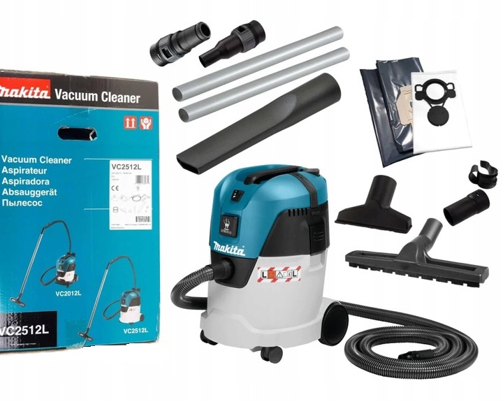 Makita VC2512L Odkurzacz Przemysłowy Warsztatowy 25L Makita Pl