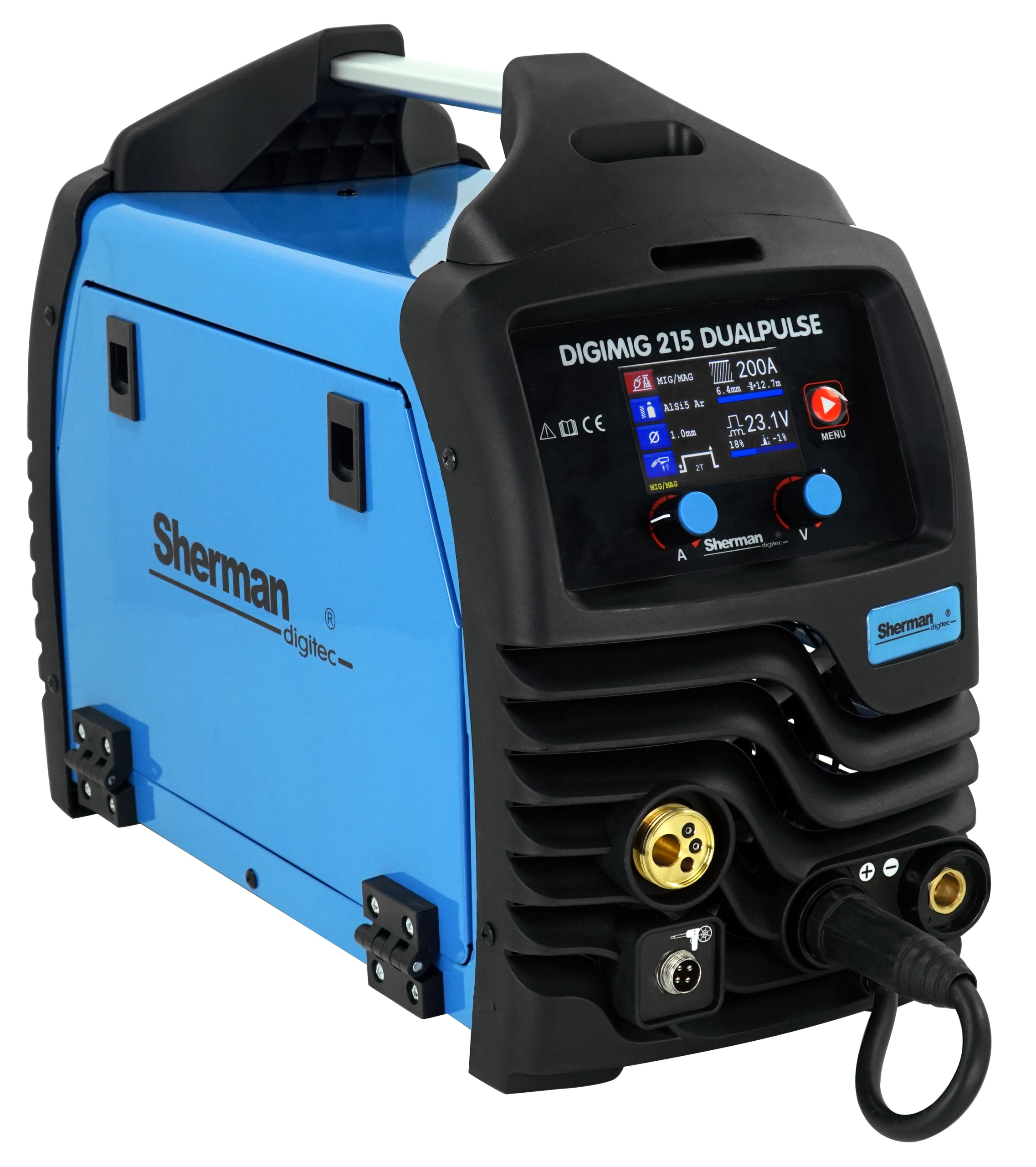 Spawarka MIGOMAT Sherman MIG 200A Synergia zestaw Napięcie zasilania (V) 230