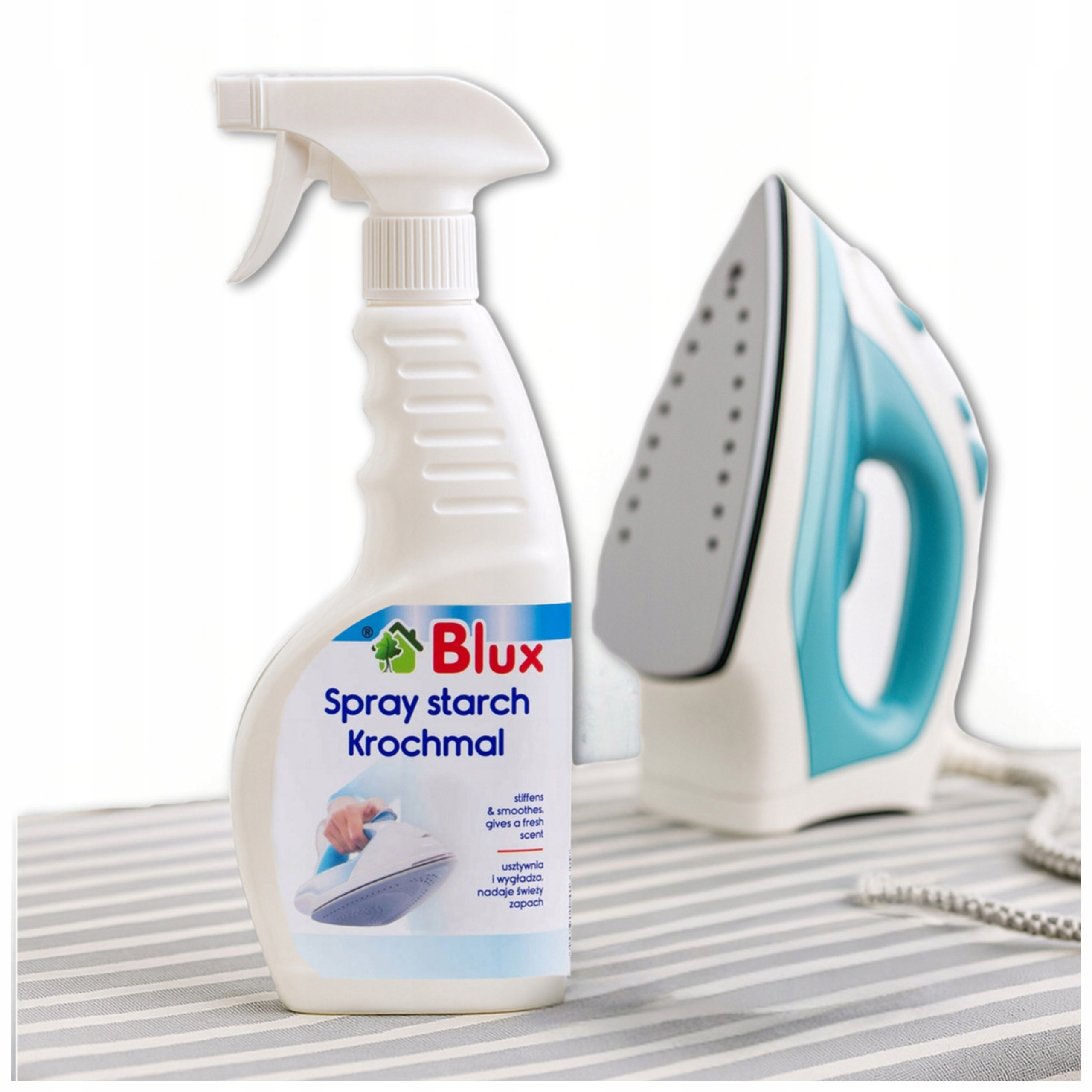 Krochmal w sprayu, żelazko w sprayu do prasowania 650 ml