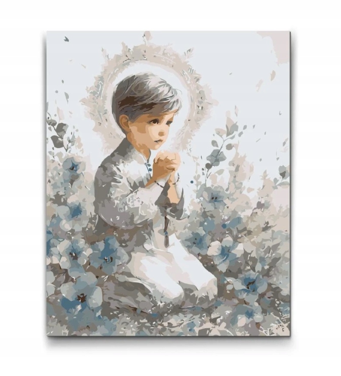 Malování Podle Čísel I Svaté Přijímání Náboženský K Prvnímu Svatému Přijímání Velký 80x100 cm