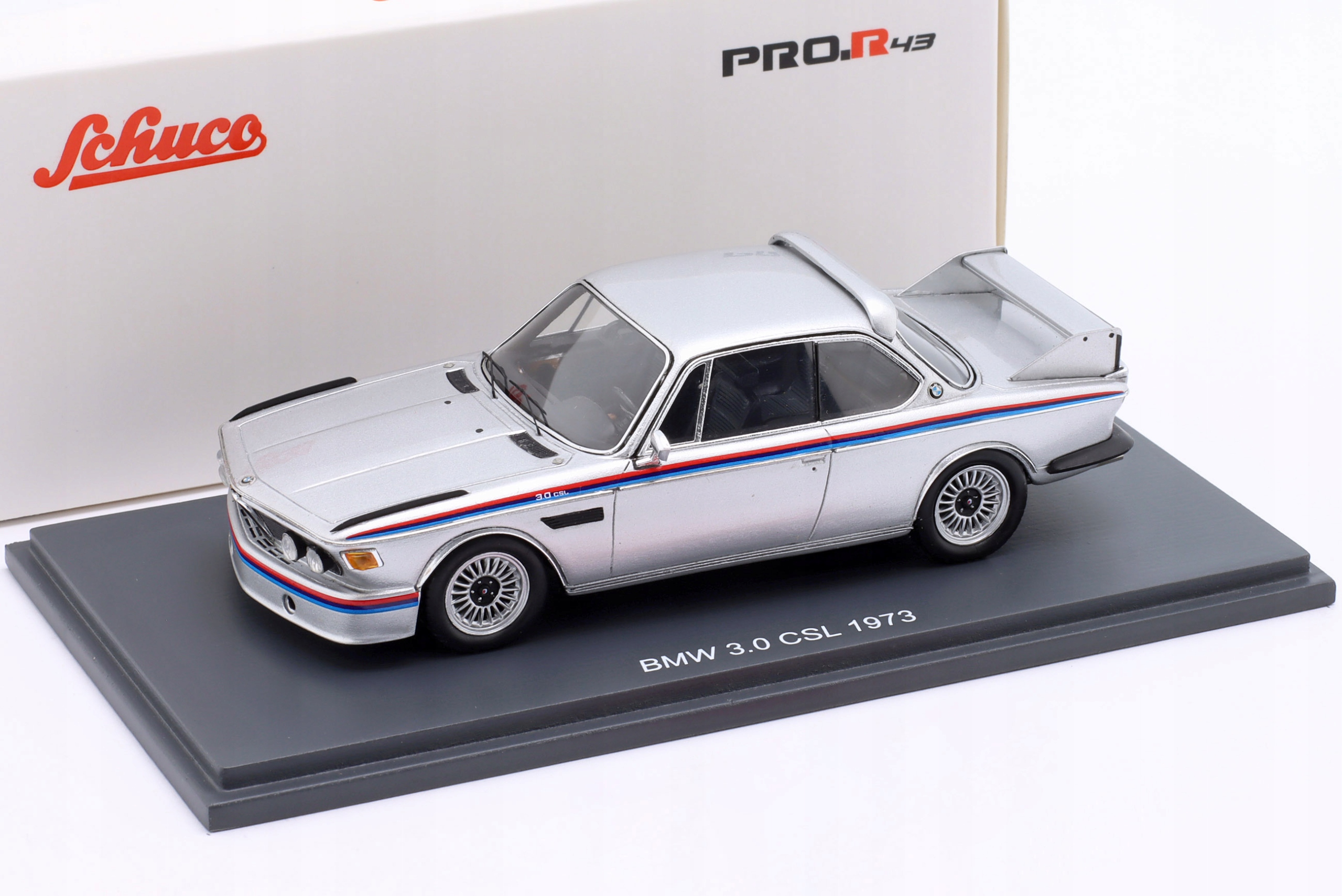 Schuco Bmw 3.0 Csl (E9) 1973 Stříbrná 1:43