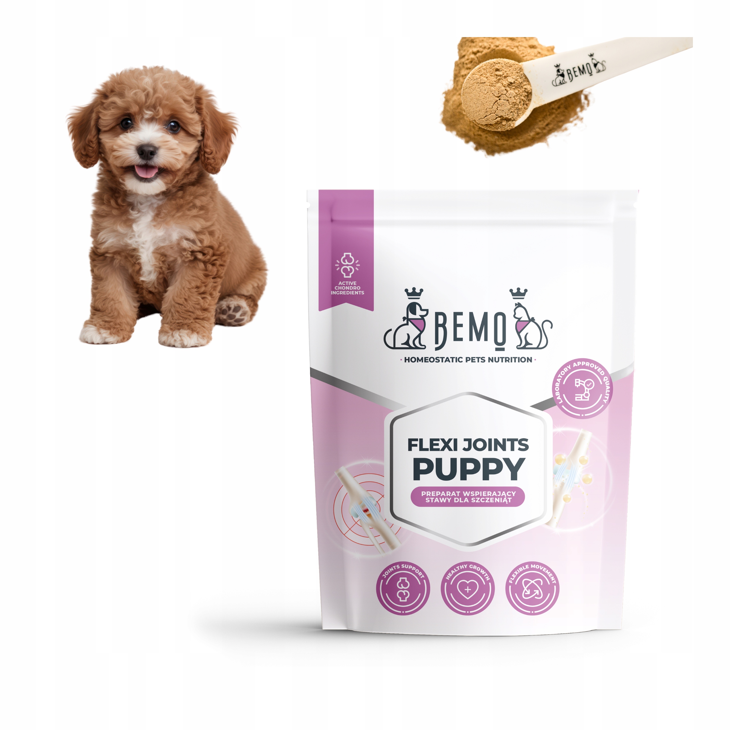 Suplement na stawy dla Psa Bemo Flexi Joints Puppy 500g Kolagen szczeniaka