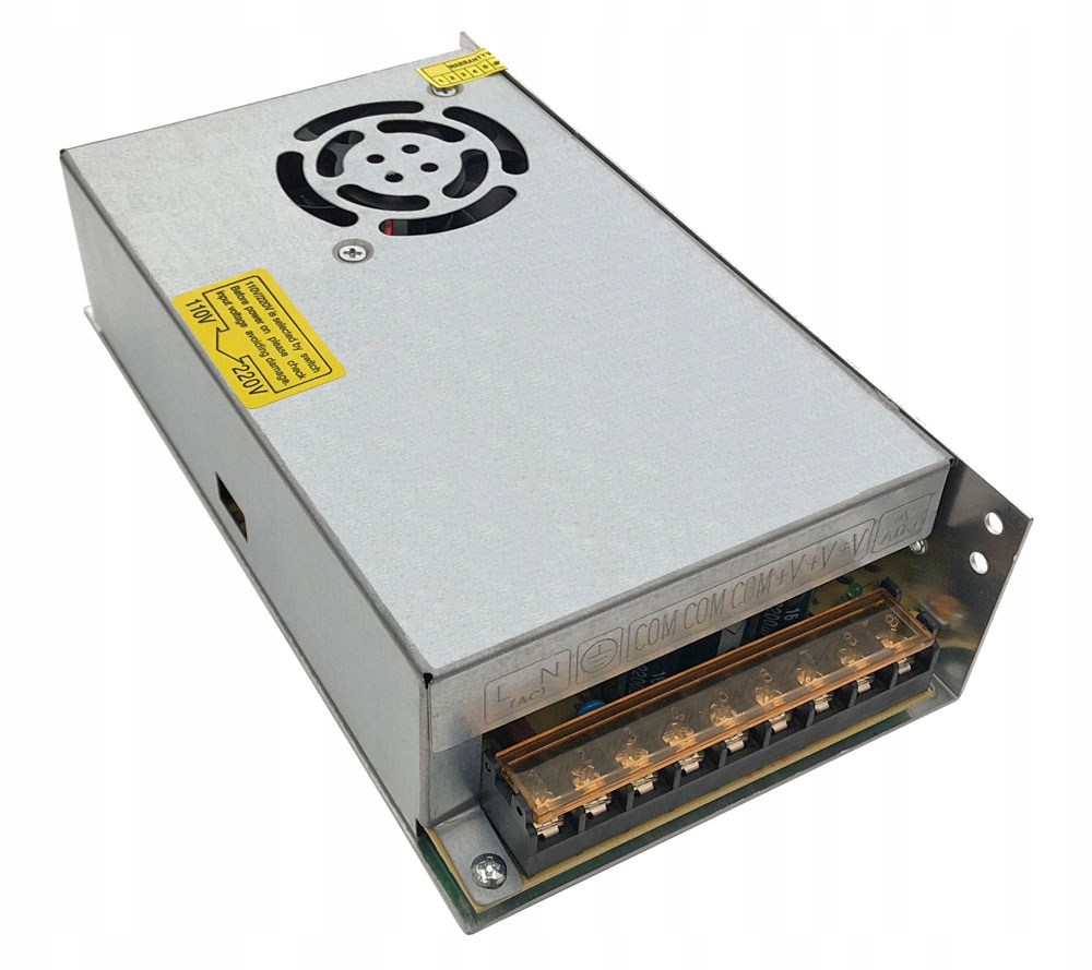 Zasilacz modułowy 12V 300W 25A do led, cctv, rtv