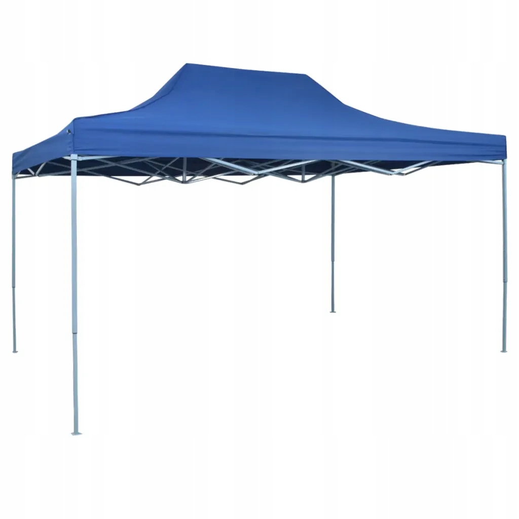 Skládací stan 431 x 291 x 315 cm, modrý, 100% voděodolný