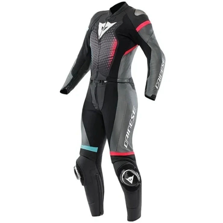 Dainese Fulminea Lady 2 Pc Čierny Antracit Biely Dámsky Overal 46