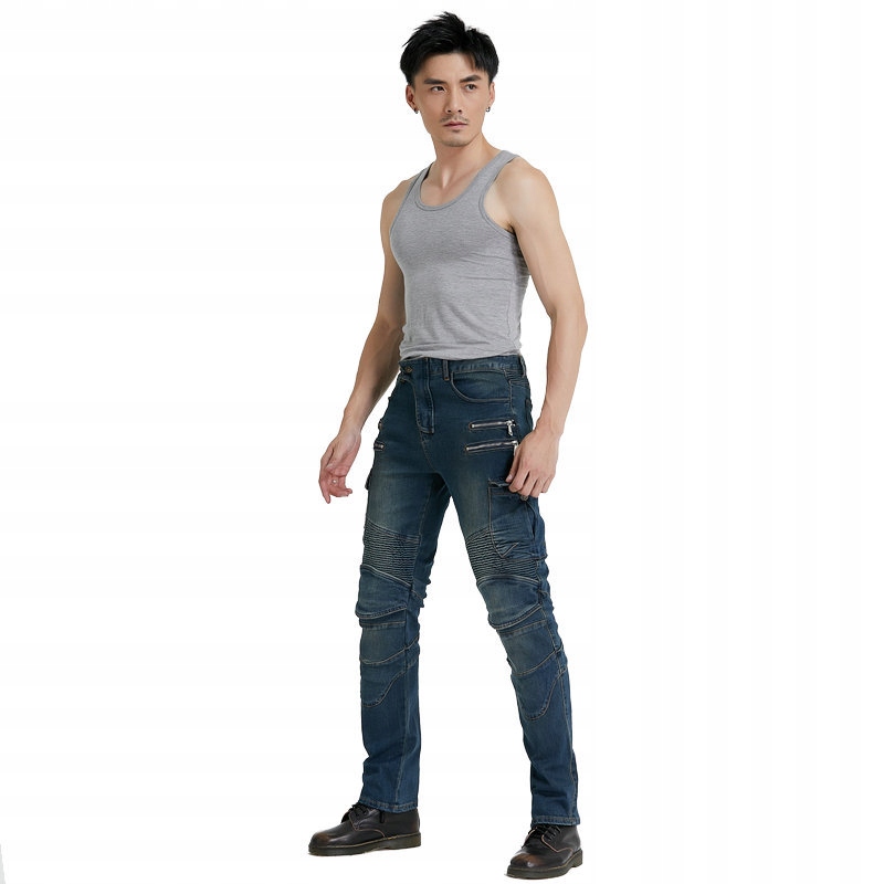 MEN'S JEANS MOTORCYCLE TROUSERS Rodzaj Męskie