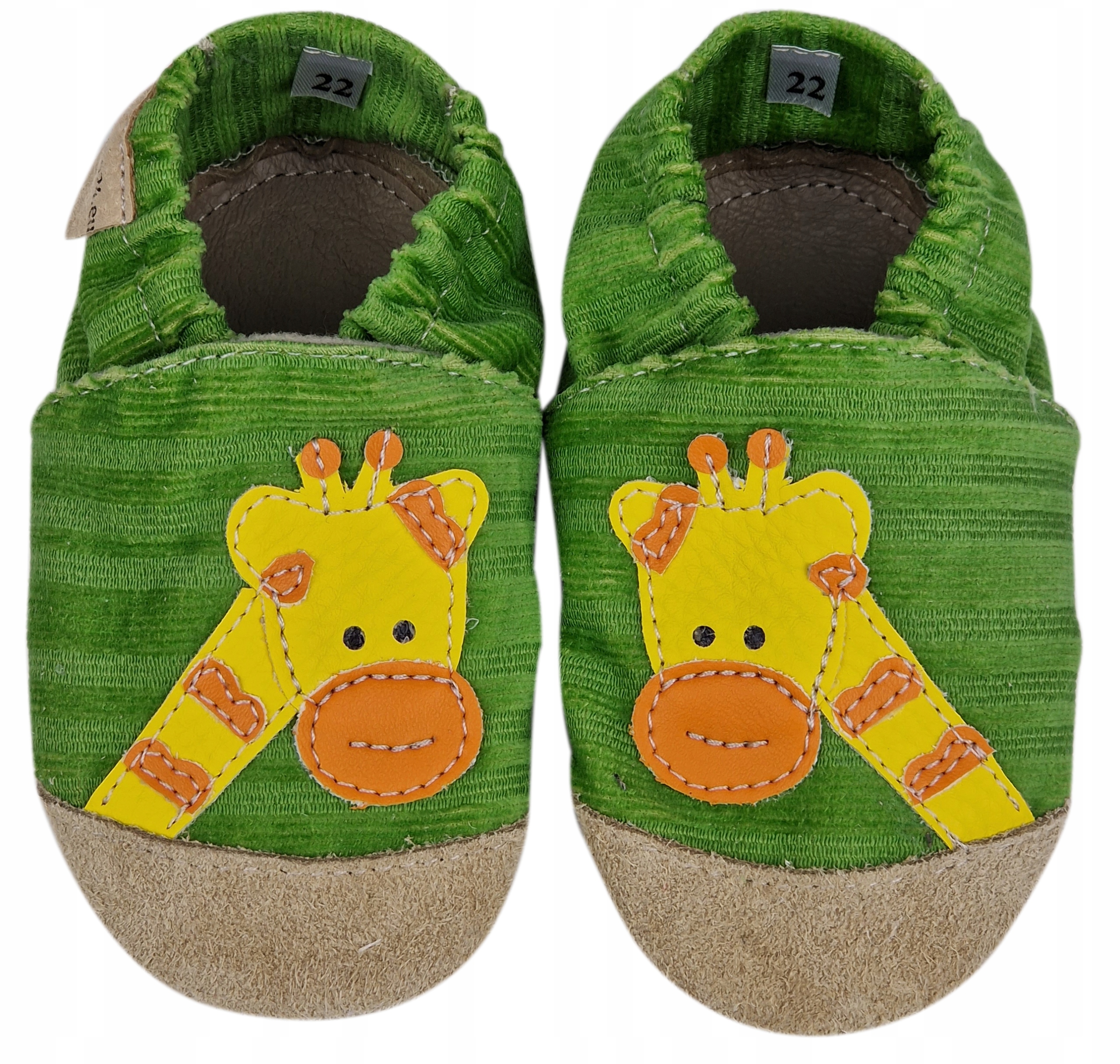 

Dreptulki paputki kapcie cotton nosek-skóra R.19