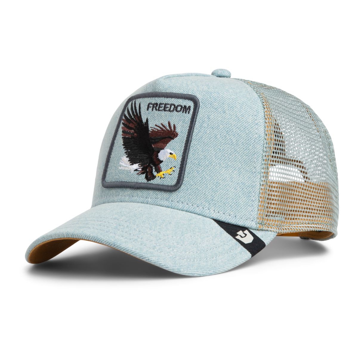 Goorin Bros kšiltovka Denim Eagle Trucker džínová, univerzální velikost