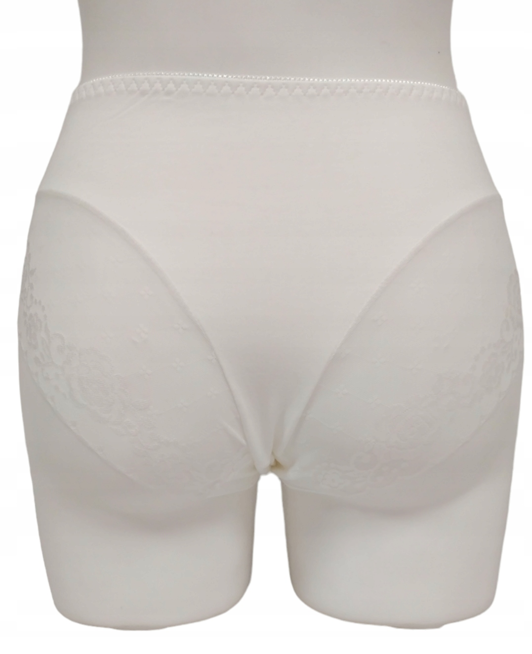 WYSOKIE FIGI DAMSKIE Dorimodes BAWEŁNA z KORONKĄ L DUŻE ROZMIARY Wzór dominujący inny wzór