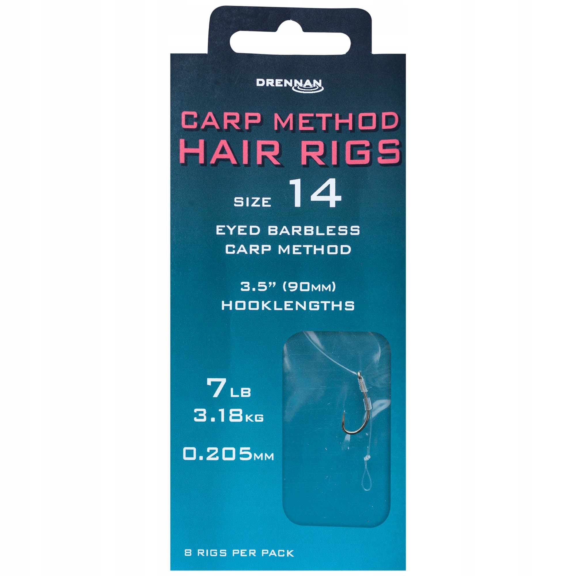 Przypony Drennan Pushstop Hair Rigs Carp Method 10