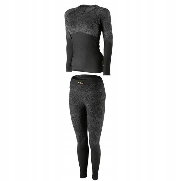 Bielizna Komplet Termoaktywna Odzież Termiczna Damska L/XL NILS Rosa Typ nogawki długa