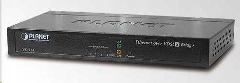 Planet VC-234, Eth. VDSL2 konvertor, 100Mbit, master/ slave, 2x RJ-11…