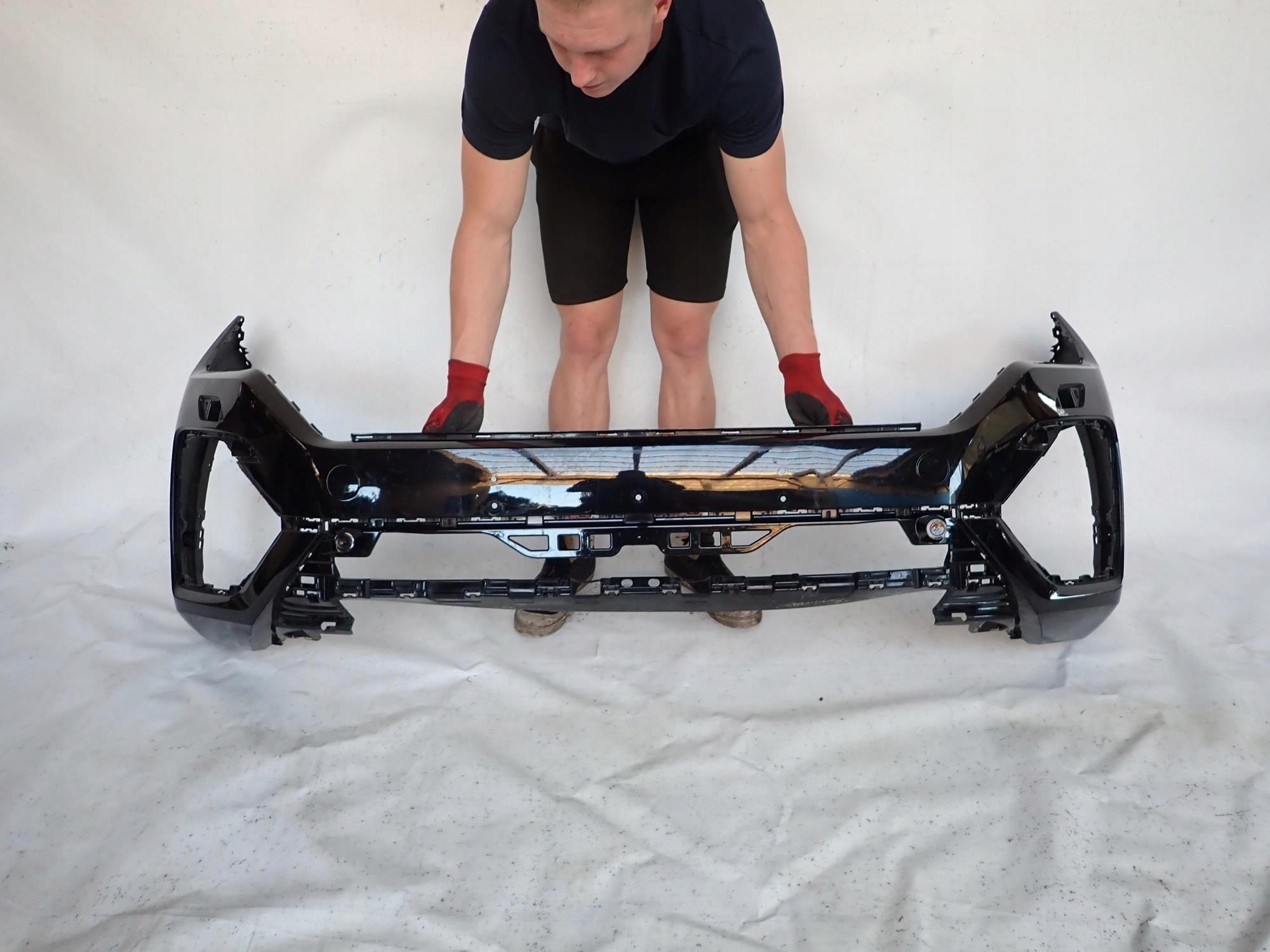 VW TOUAREG III 3 R-LINE 18-23 bumper front front washer PDC