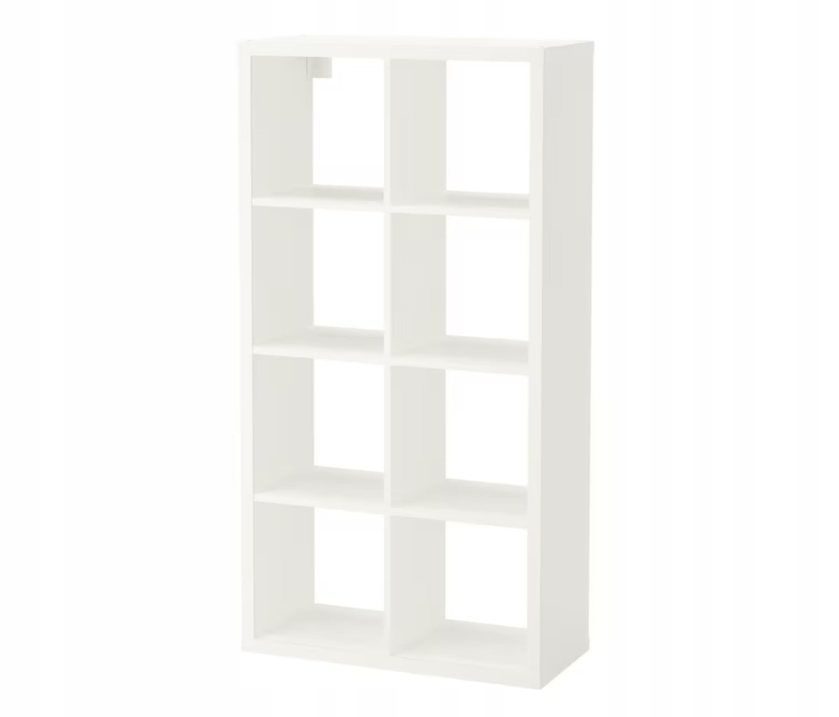 Ikea Flysta regał 69x31x132 cm Biały