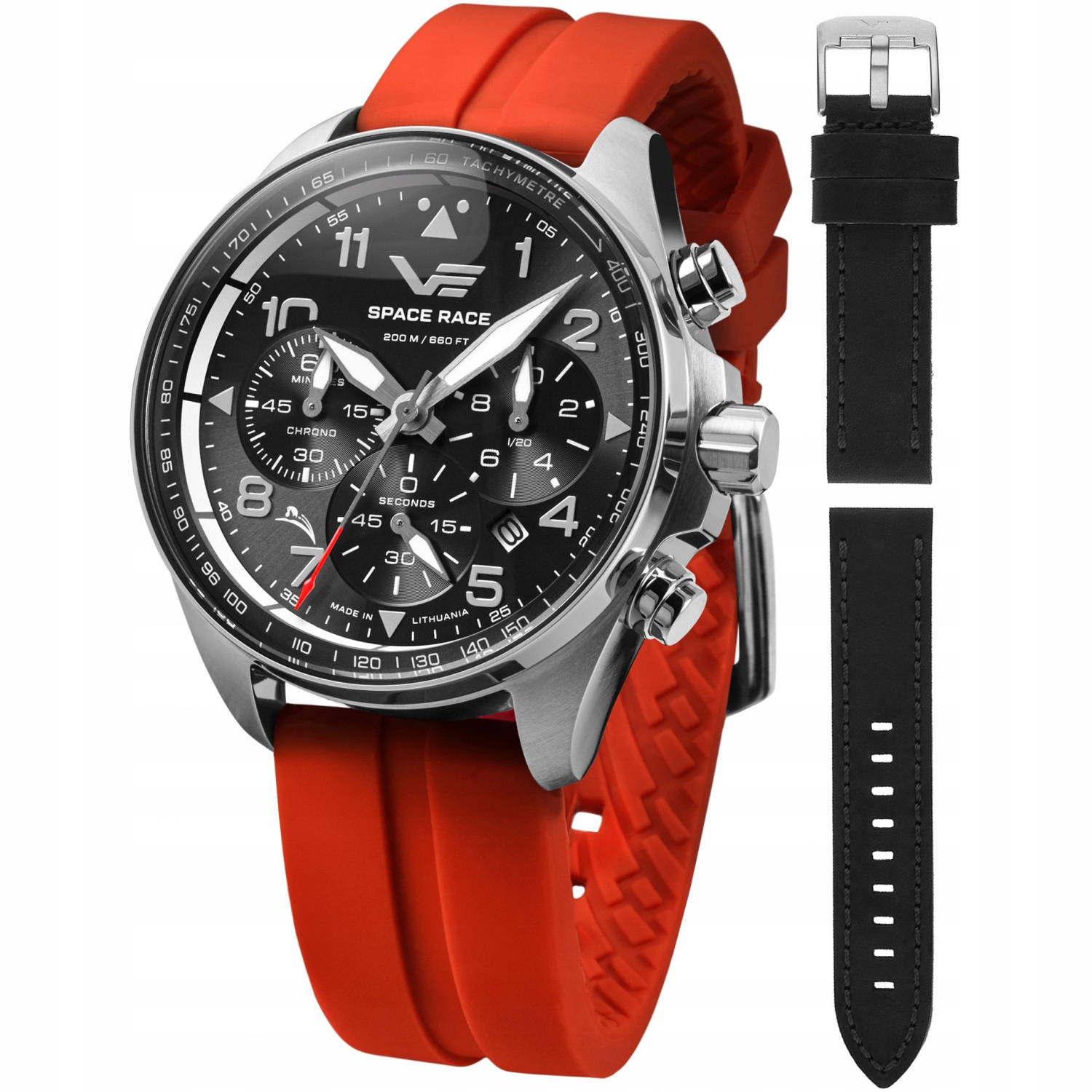 Pánské Hodinky Vostok Europe 6S20-325A741SR s červeným řemínkem