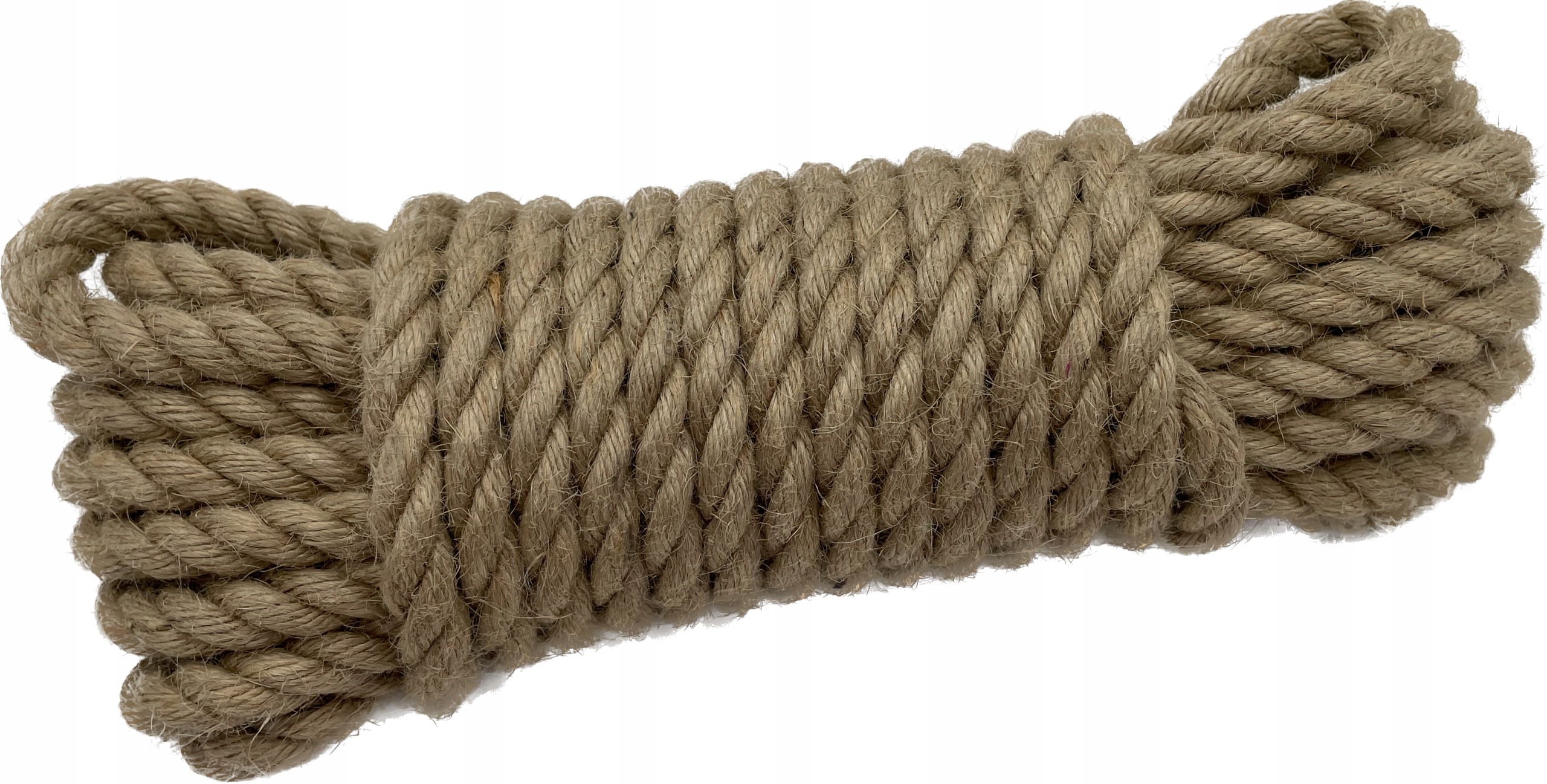 

Lina jutowa żeglarska kręcona Sznur 10mm 10m