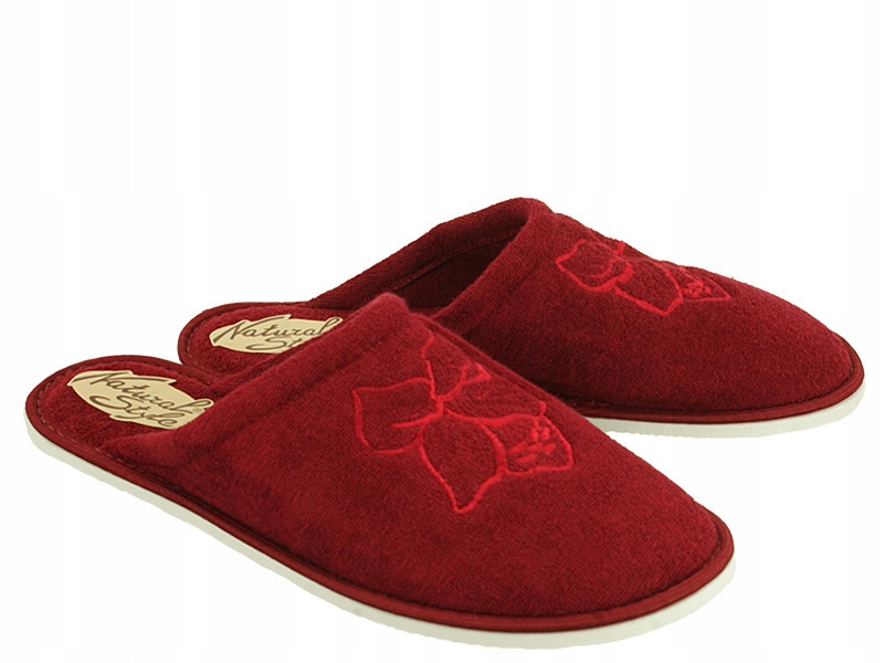 

Kapcie damskie Meteor 042 Frotte bordo r35