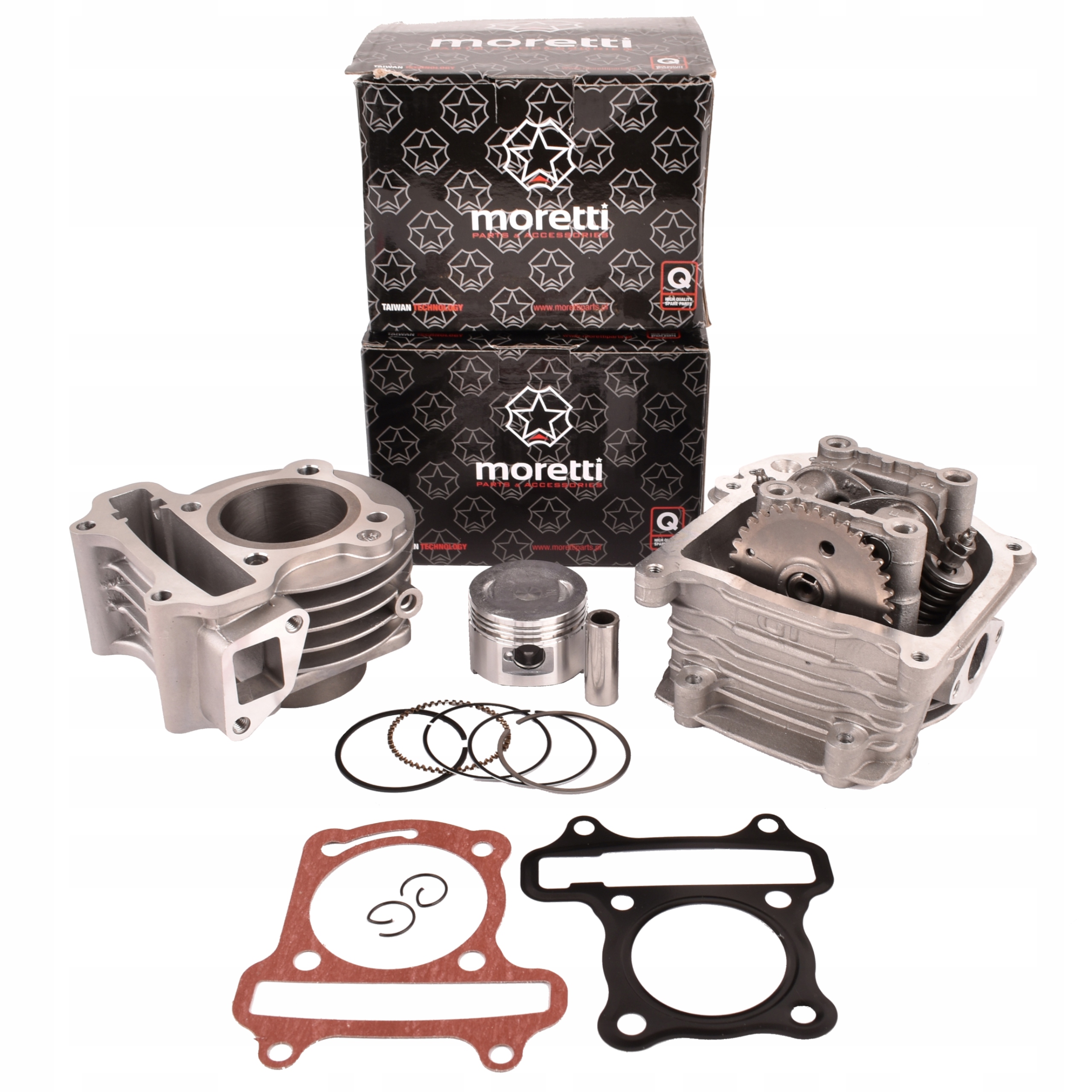 Moretti Cylinder Tlok Glowica 4T GY6 80cc,WILGA Ns