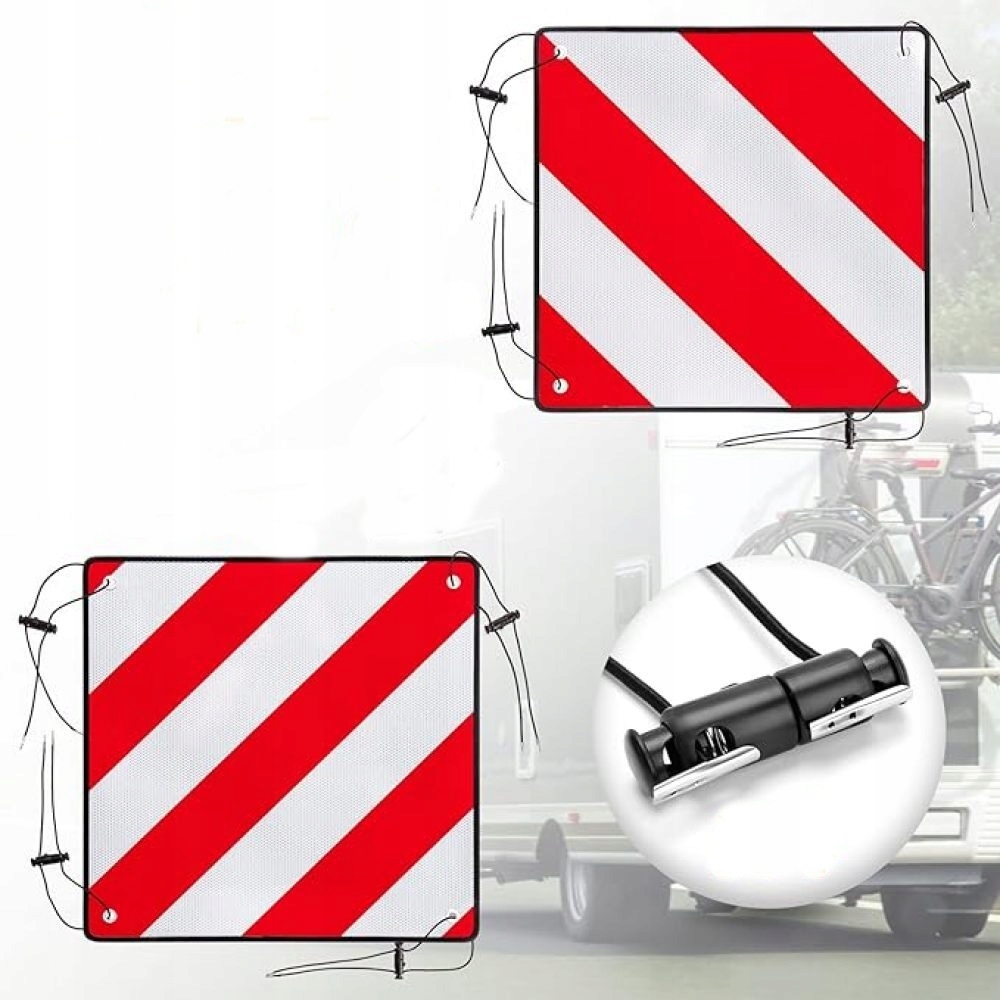 50x50 cm Výstražná tabule na nosič zavazadel Itálie Španělsko obytný vůz