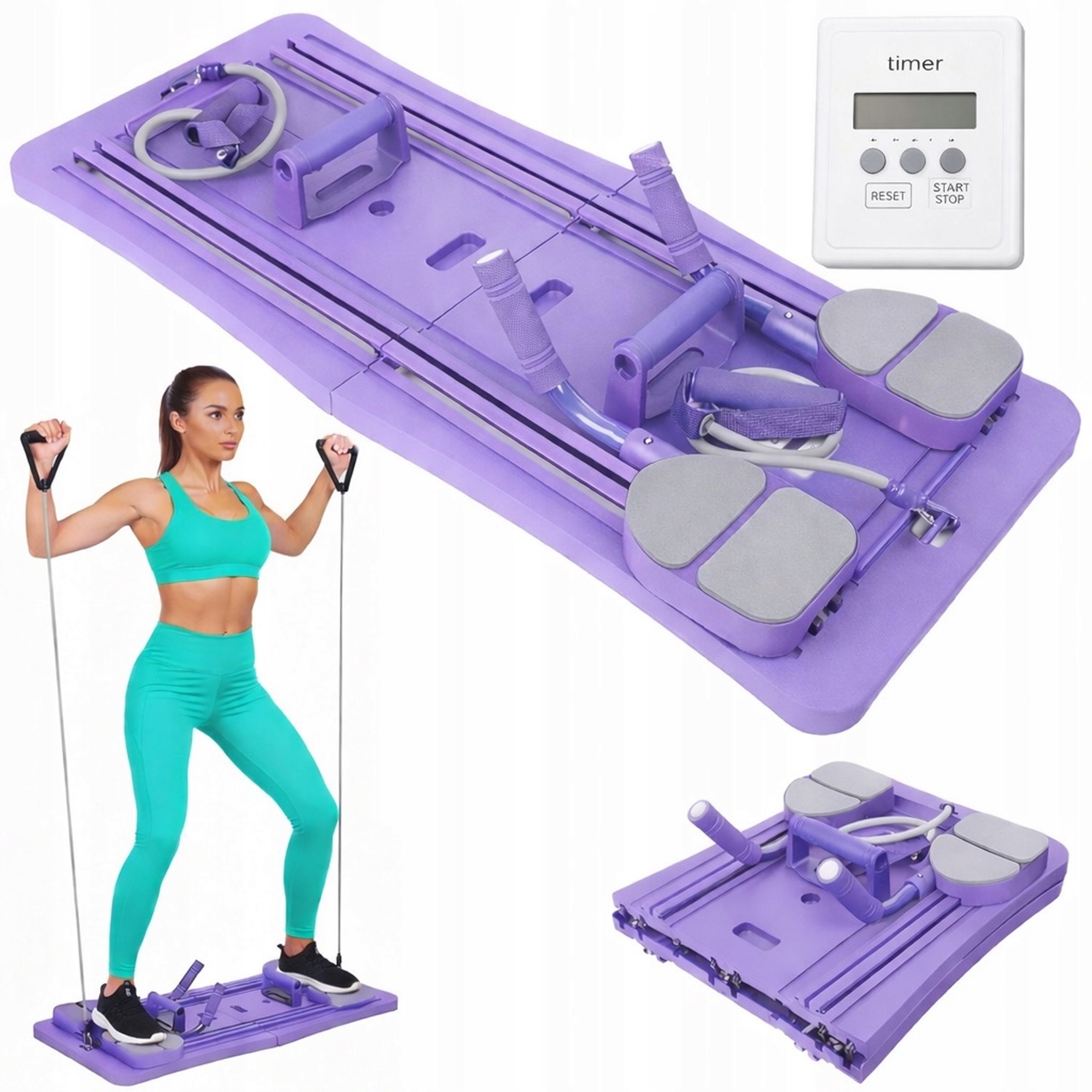 Reformer Deska Na Cvičení Pilates 10v1 Multifunkční Dárek Pro Ženu