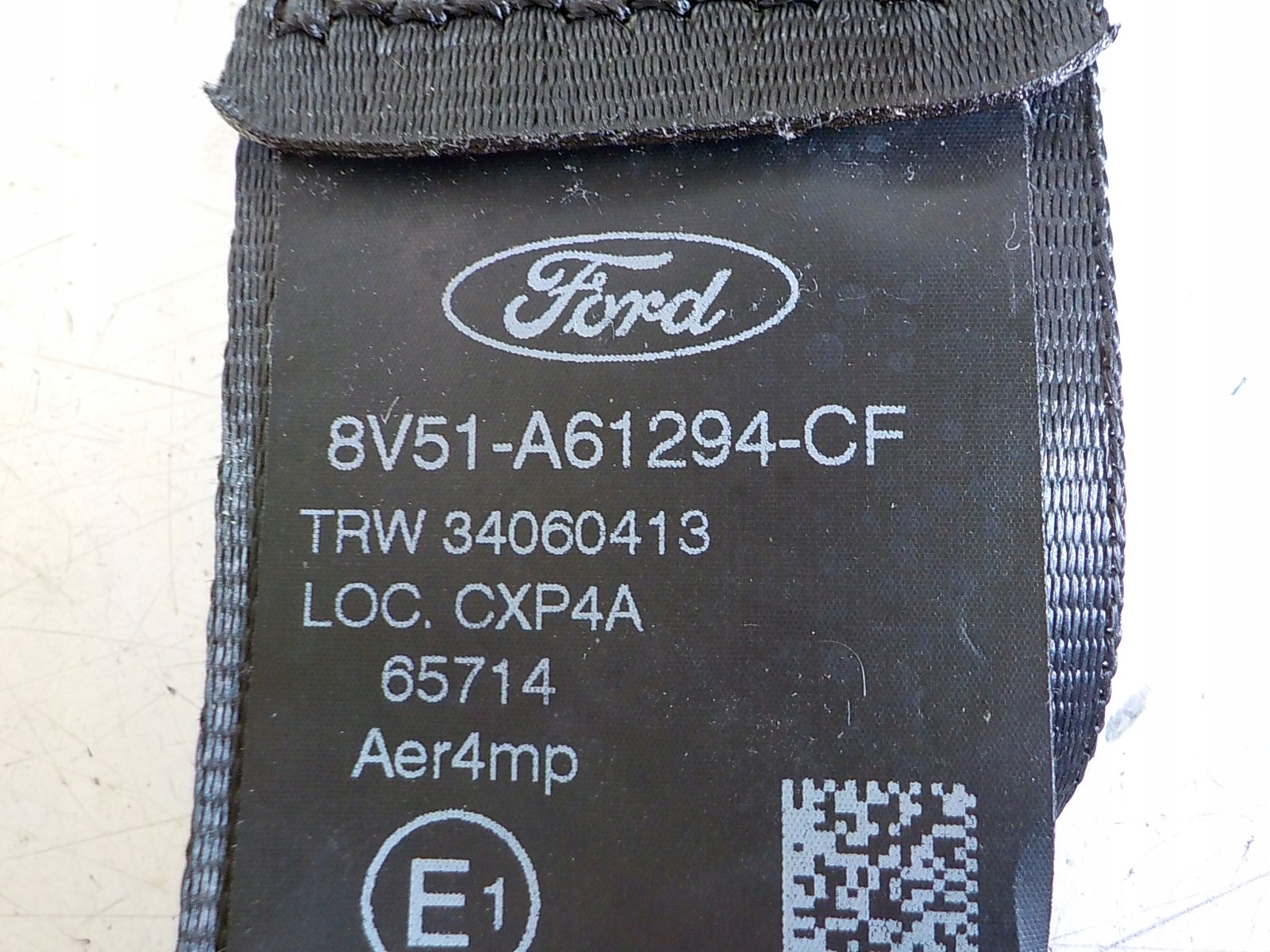 FORD FIESTA MK7 Gurten Sicherheits 8V51-A61294-CF