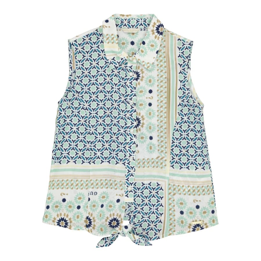 GUESS KOSZULA BEZ RĘKAWÓW PRINT (8L) Marka Guess