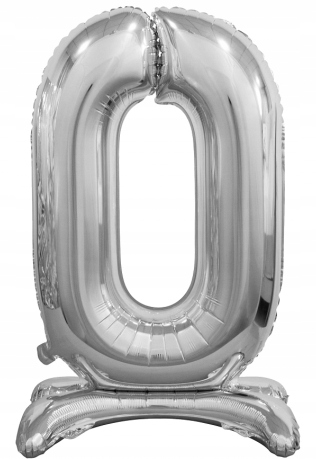 

Stojący balon foliowy Duży Cena Hurt 80cm Cyfra 0