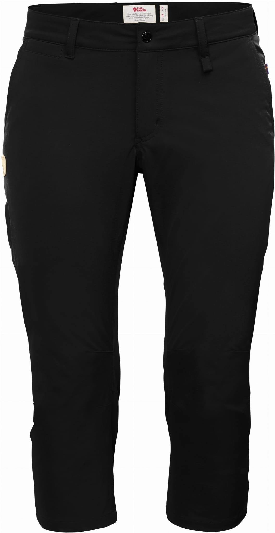 Dámské Trekové Kalhoty Fjall Raven Černé Trekové R 36 3/4 Nohavice