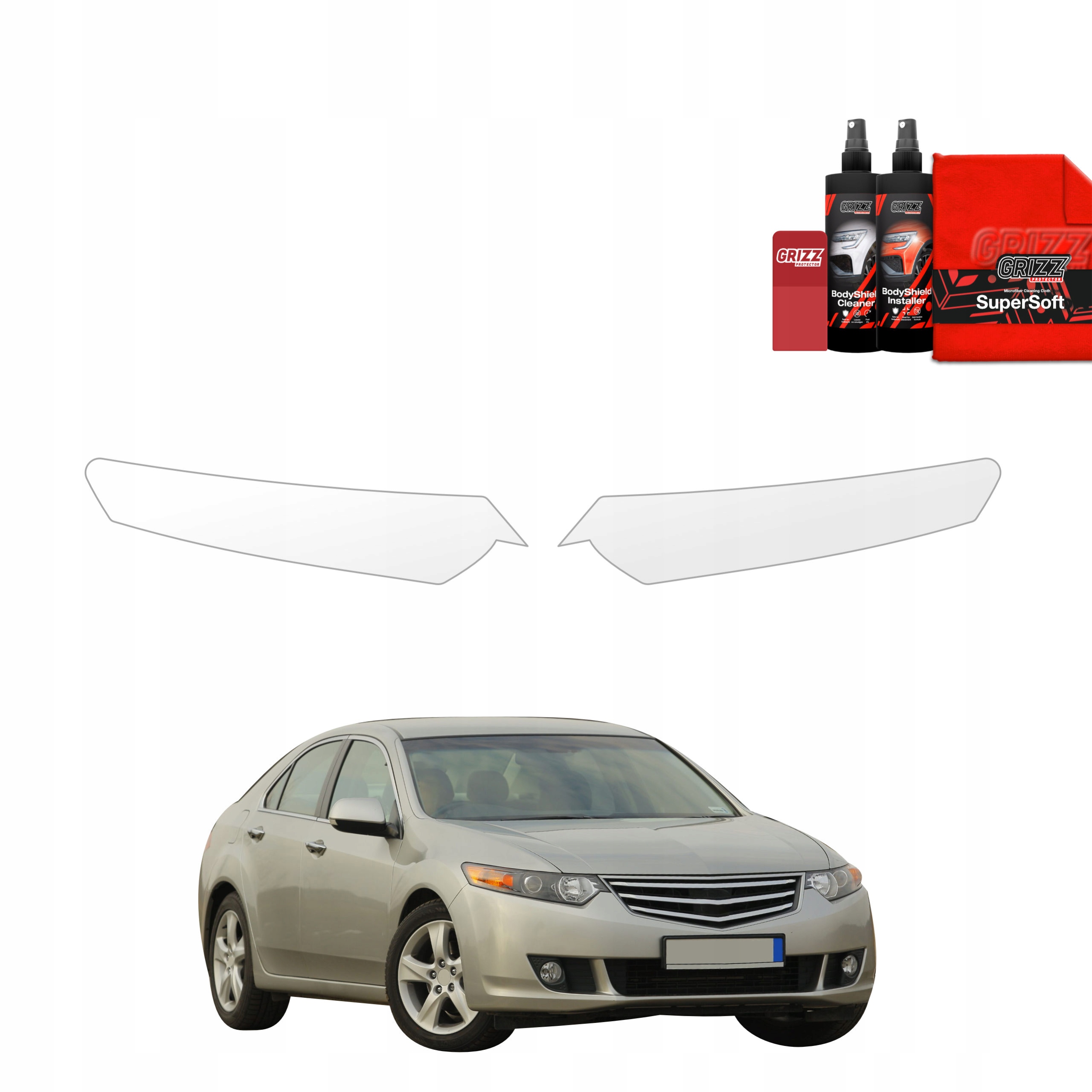 2v1 Fólie Ppf dýha na lampy pro Honda Accord Sedan 5D (2021-2025)