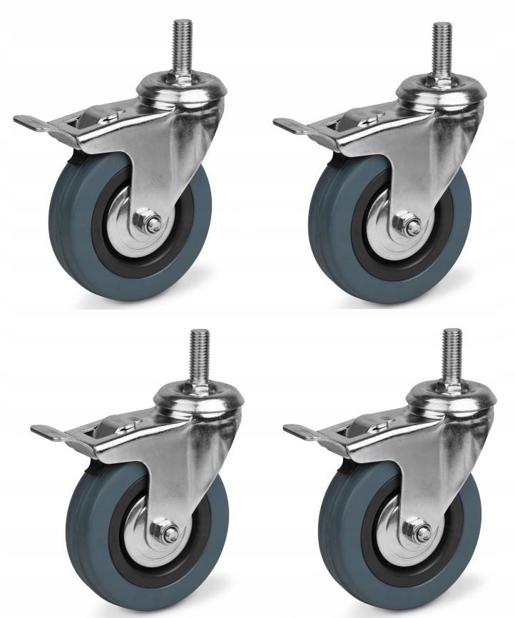 

Zestaw kół 75 mm kółko kółka na trzpień 12 mm!