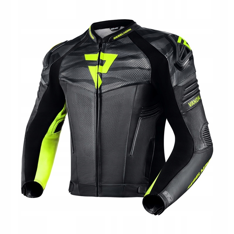 

Rebelhorn Vandal Black/f Yellow Kurtka motocyklowa
