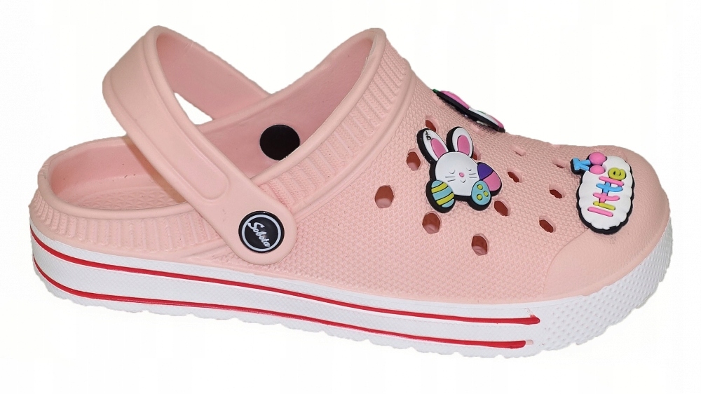 KROKSY KLAPKI OGRODOWE BASEN PIANKOWE DZIEWCZĘCE Rozmiar (new) 35