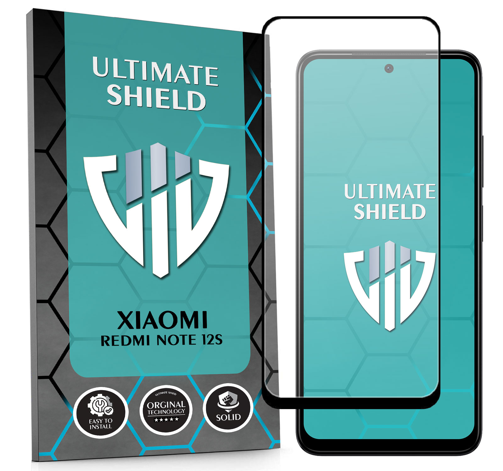 Megapak 5v1 Pancéřové Sklo 5D Rychlé Sklo Pro Xiaomi Redmi Note 12S