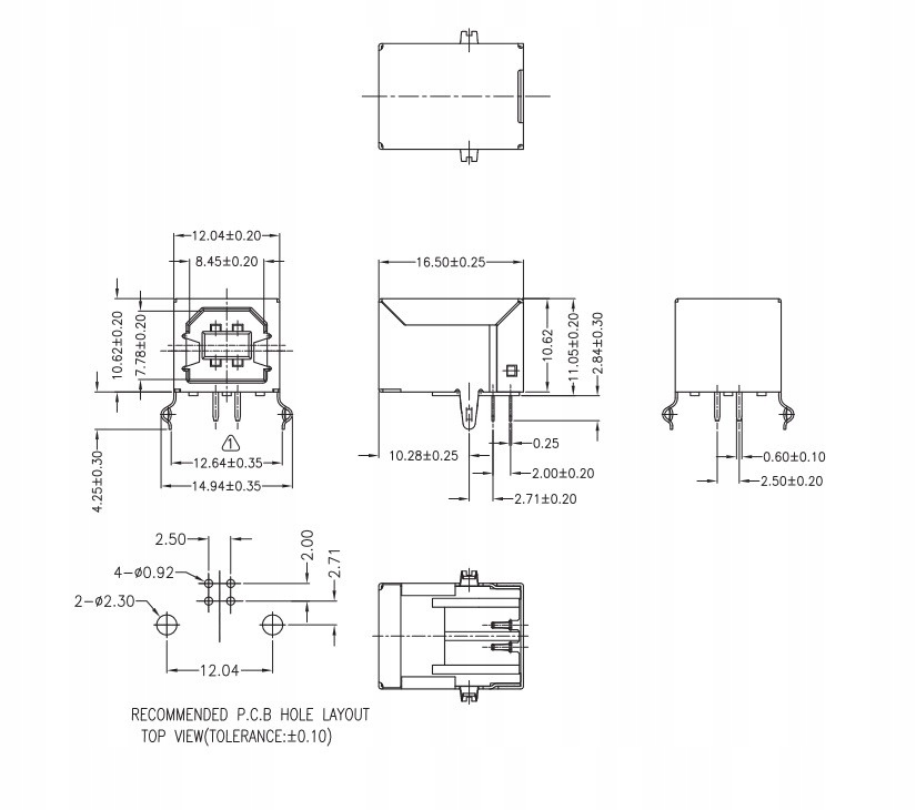 GNIAZDO USB TYP B KĄTOWE DO DRUKARKI T2 Stan opakowania oryginalne