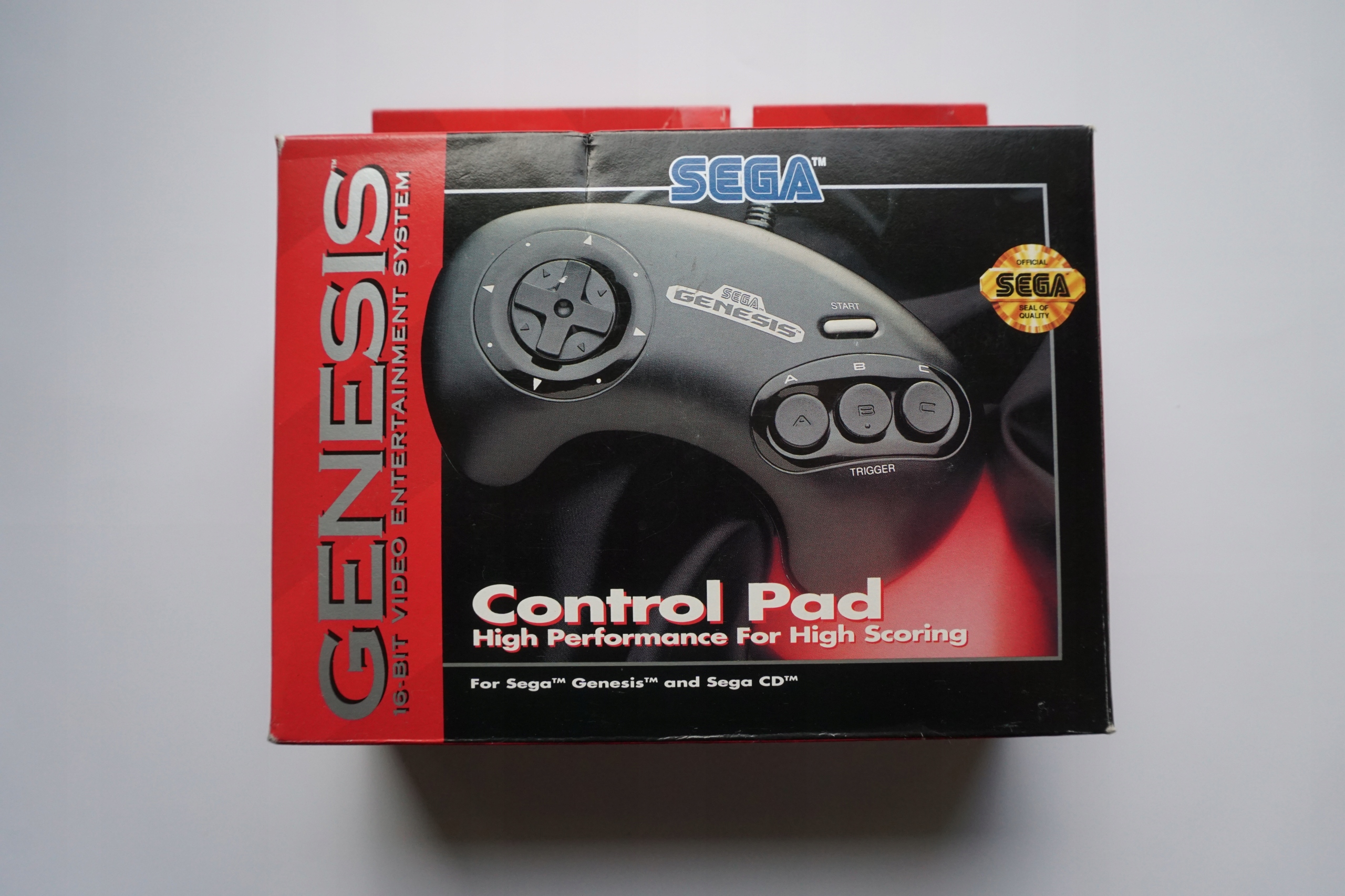 Sega Genesis 3 Button Controller Pad box