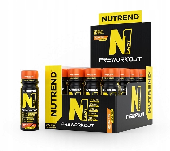 Nutrend N1 PreWorkout Shot předtréninkovka 20x60 ml