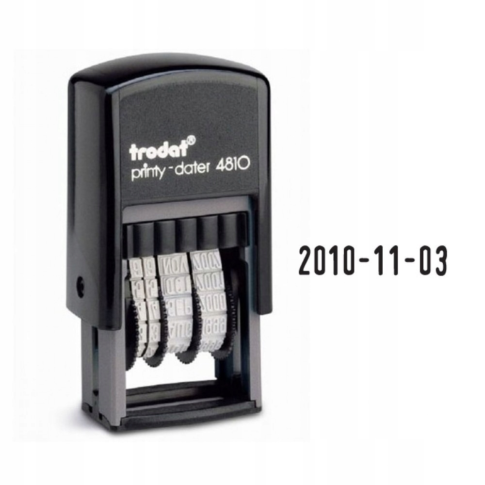 Datownik Trodat 4810, wersja cyfrowa ISO