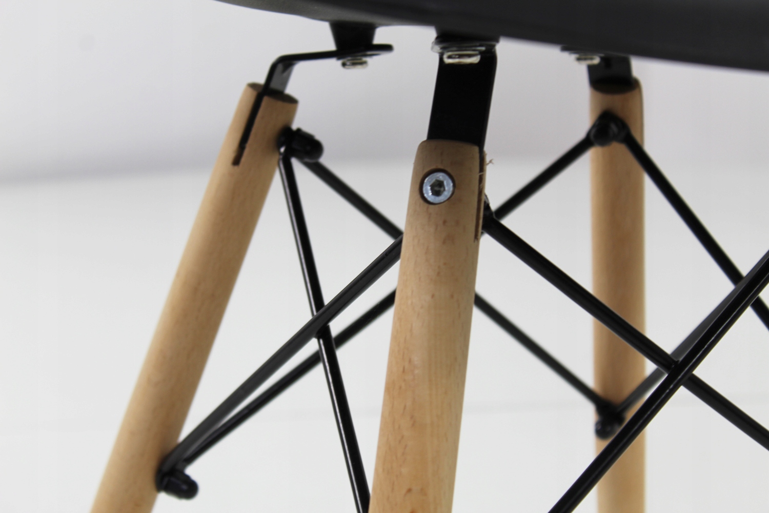 Zestaw 4 krzesła i stół 80x120/160 BLAT DĄB CRAFT Długość stołu 120 cm