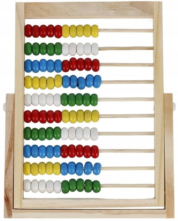 Liczydło drewniane do nauki liczenia szkolne Kod producenta 148706