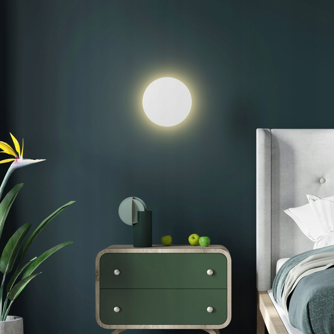 Nástěnná Lampa Stropní Svítidlo TK-Lighting Luna 20 Bílá 20 cm 2x G9