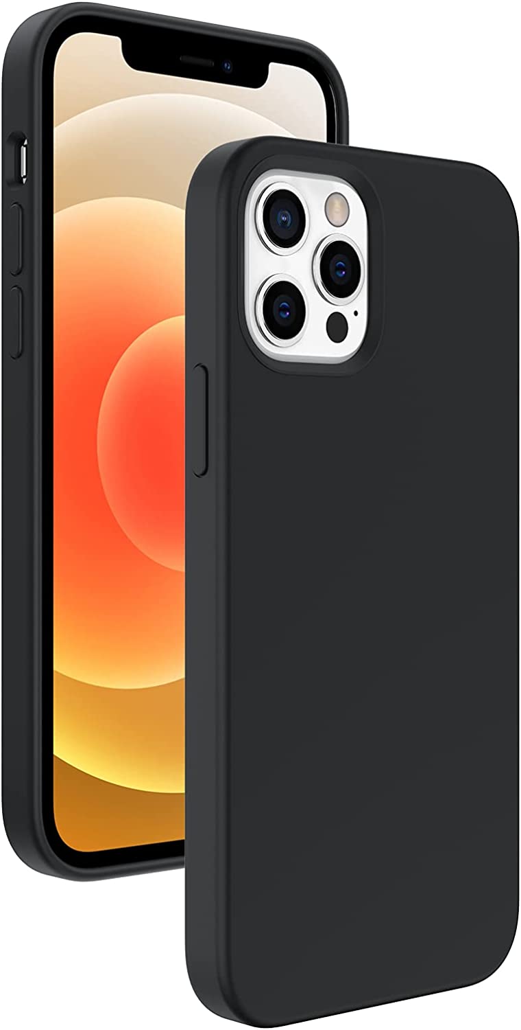 Plecki etui pokrowiec Eono do Apple iphone 12 iphone 12 pro czarny