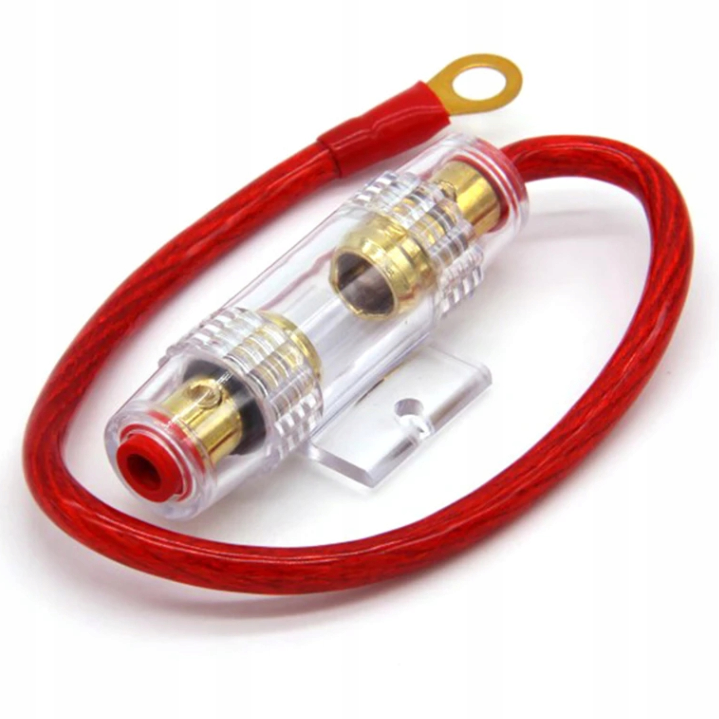 Oprawa bezpiecznika szklanego AGU 60A z przewodem car audio Numer katalogowy części 63665