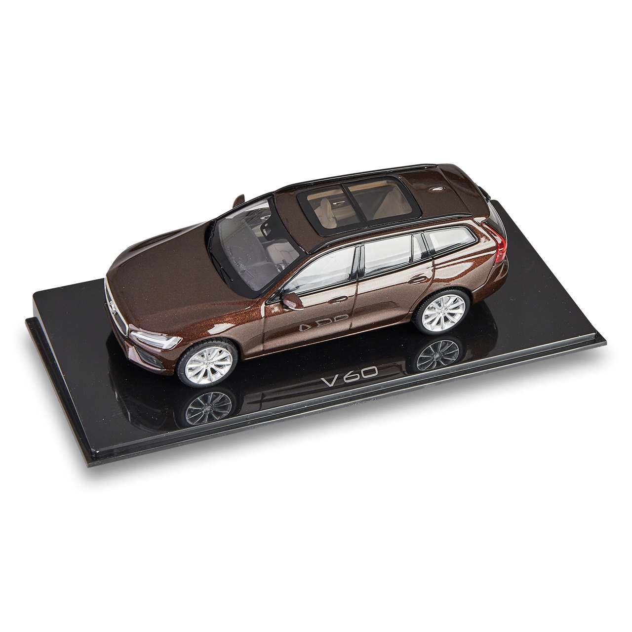 VOLVO model V60 II 1:43 Maple Brown oryginal OE