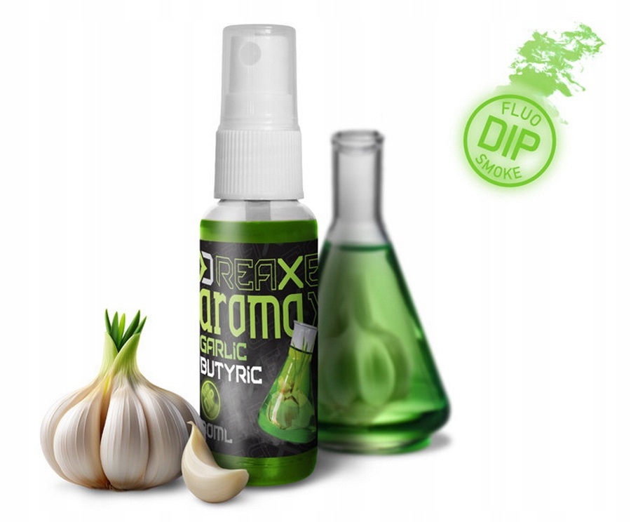 Dip w sprayu Delphin AromaX Fluo Zielony 30ml Czosnek Masło 101004671